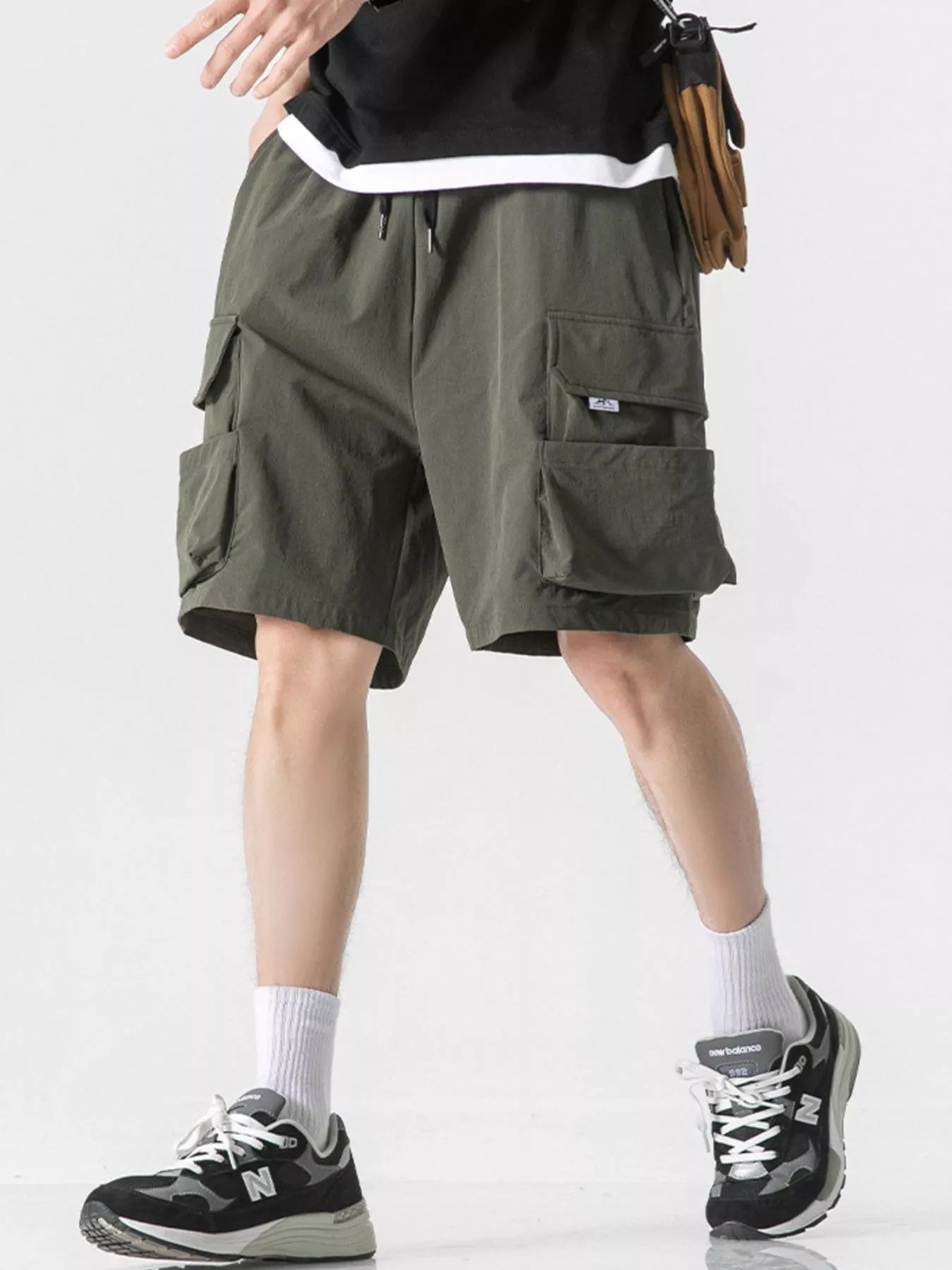 Men's Plus Size Loose Fit Cargo Shorts - Farnelli