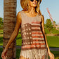 BiBi American Flag Print Knit Sleeveless Top - Farnelli