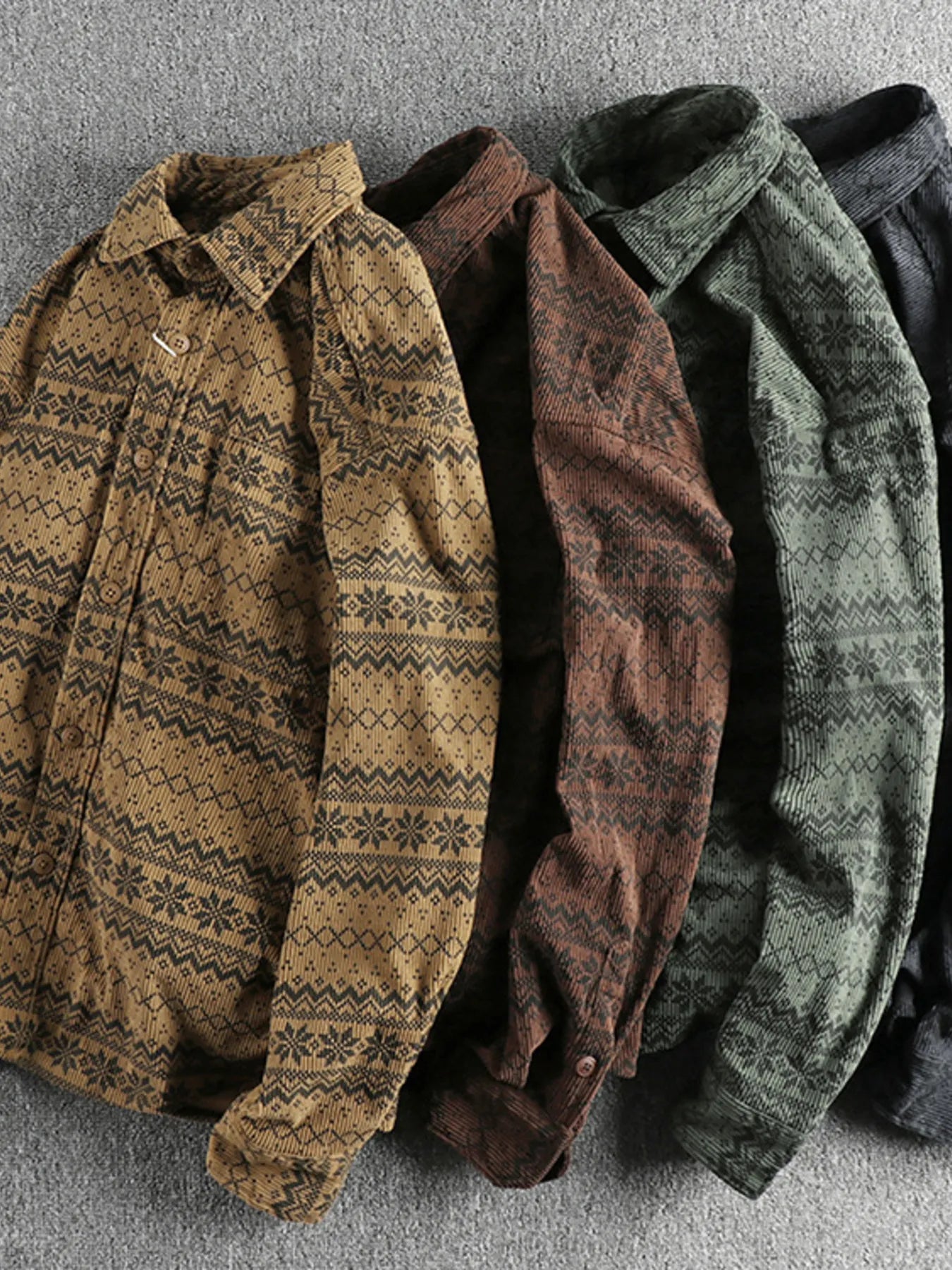 Men's Button Up Long Sleeve Shirt - Farnelli