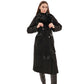 Genuine  Mink Fur Eco Suede Coat