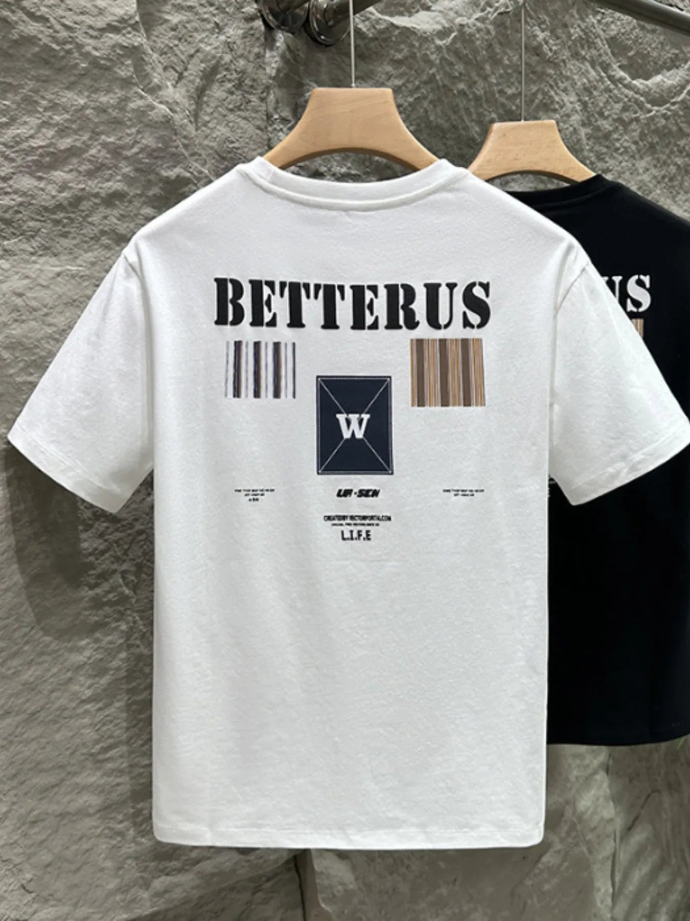 Men's Plus Size Round Neck Short Sleeve T-Shirt - Farnelli