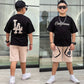 California Boy Shorts Set & Hat-1