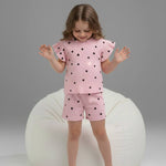 Tiny Hearts Girls Short Set-0