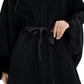 Genuine Scandinavian Mink Fur Double Face Wool Poncho