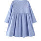 Children's Cute Bunny Embroidered Polka Dot Dress - Farnelli