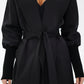 Miru Trench Coat in Black