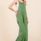 Culture Code Full Size Sleeveless Wide Leg Jumpsuit with Pockets - Farnelli