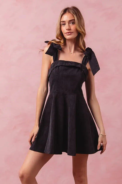 SO ME Fit and Flare Washed Gameday Dress - Farnelli