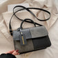 Color Block Flap Crossbody Bag with Top Handle - Farnelli