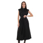 Eileen Cashmere Blend Longline Vest in Black