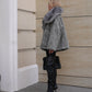 Alaska Outerwear Company Ares mohair parka with genuine fur trim and down fill