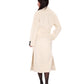 Premium 100% Australian Merino Wool Coat in Marshmallow