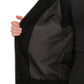 Genuine Suede Mink Trim Jacket