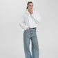Lexi Cropped Jacket in White