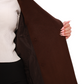 Sandro Cashmere Blend Overcoat in Cinnamon