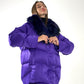 Genuine Silver Fox Premium Down Fill Coat
