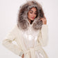 Saga® Furs Silver Fox Wool Alpaca Freudenberg Comfortemp® Coat