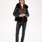 Genuine Polar Fox Real Leather Transformer Jacket