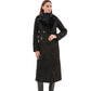 Genuine  Mink Fur Eco Suede Coat