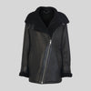 Shearling Brianna Biker Jacket - -