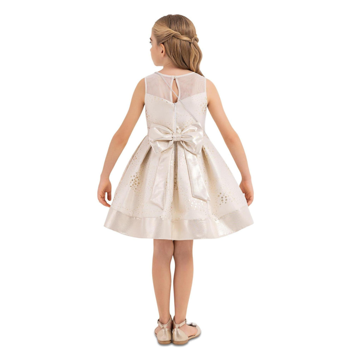 Sleeveless Chic Girls Formal Dress - Farnelli