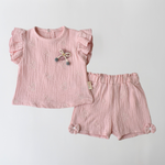 Hayley Heart Girls Casual Set - Farnelli