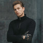 Mario (black) - Italian lambskin leather driving gloves