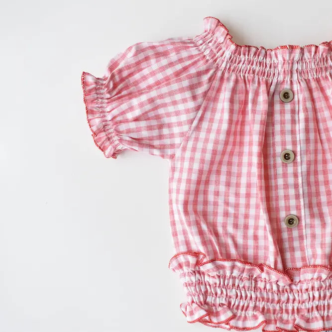 Picnic Chic Girls Denim Set-4