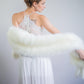 Ivory Bridal Faux Fur Shawl (Lilian Ivy03)