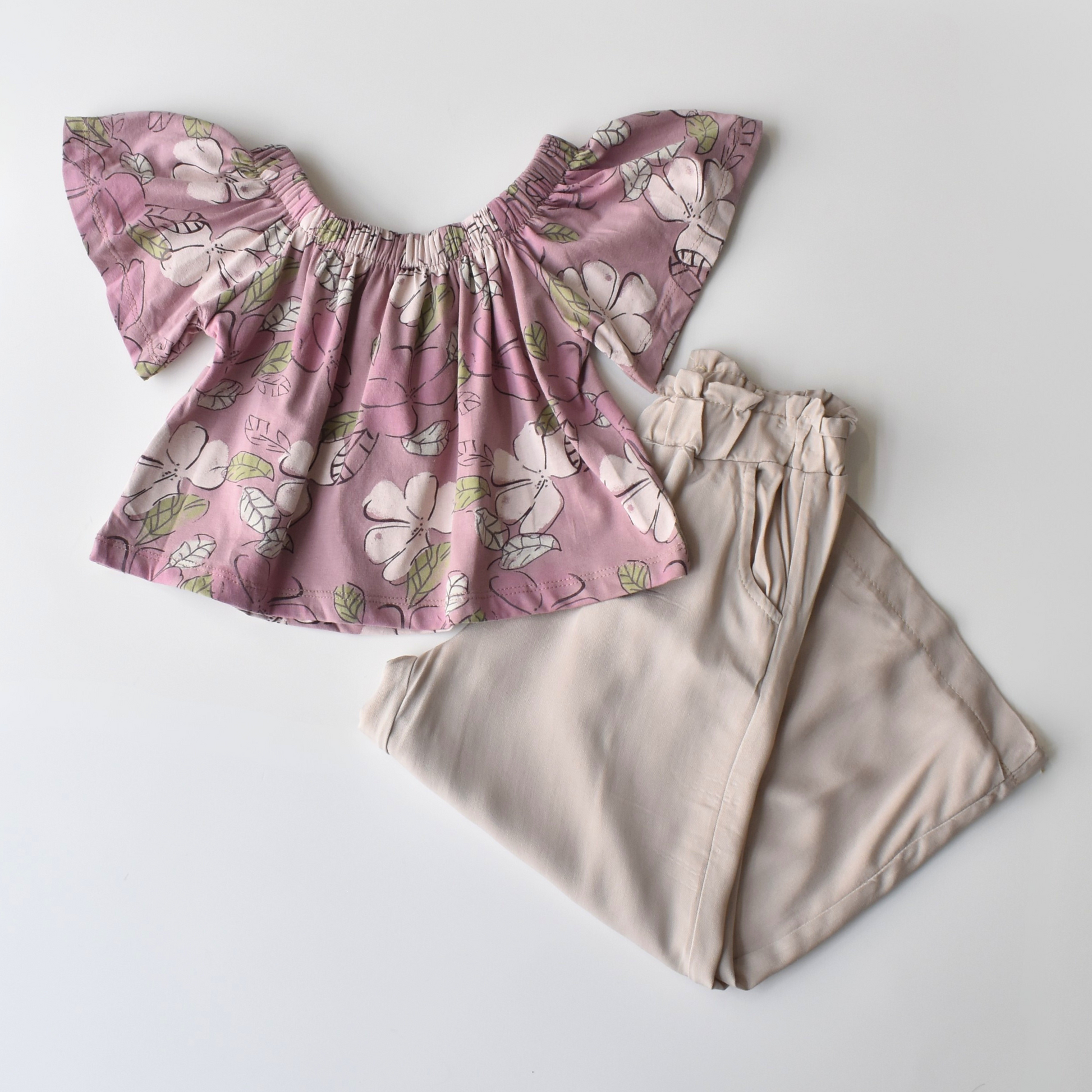 Floral Whispers Girls Casual Set-4