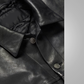 New Men’s Army Black Suede Shearling Leather Trucker Jacket