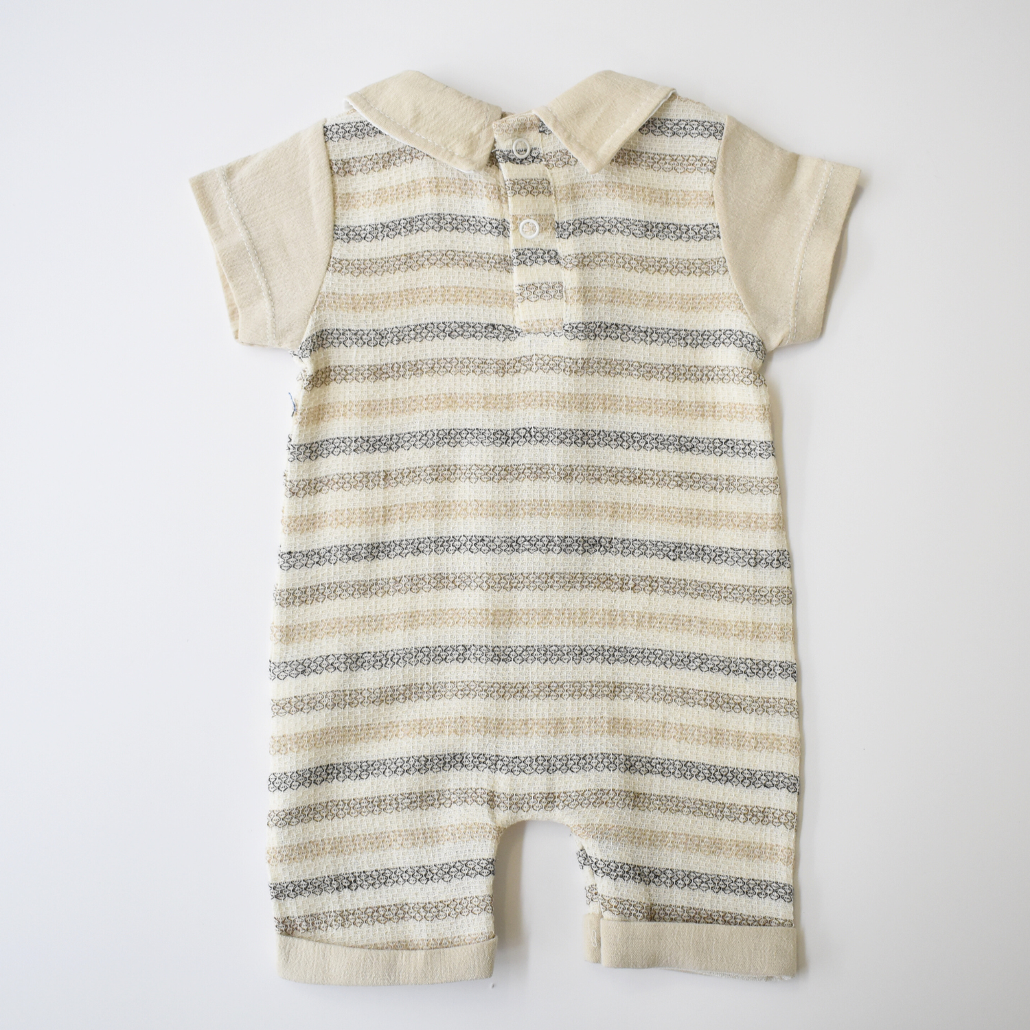Striped Baby Dressy Overall-3