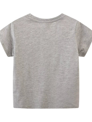 Children's Dinosaur Graphic Short Sleeve T-Shirt - Farnelli