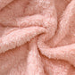 Children's Heart Pattern Fuzzy Hooded Outerwear - Farnelli