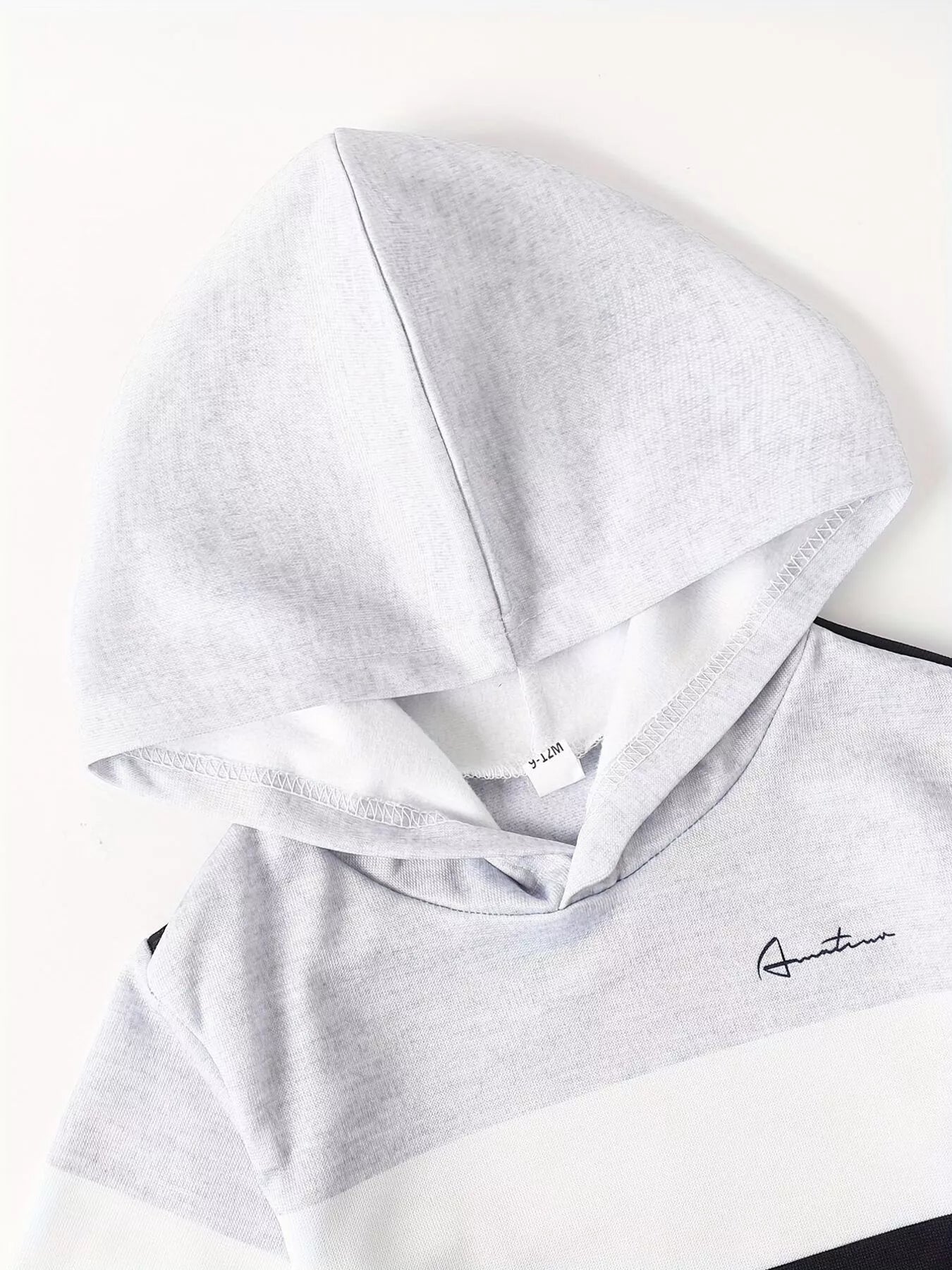 Children's Color Block Casual Hoodie & Pants Set - Farnelli