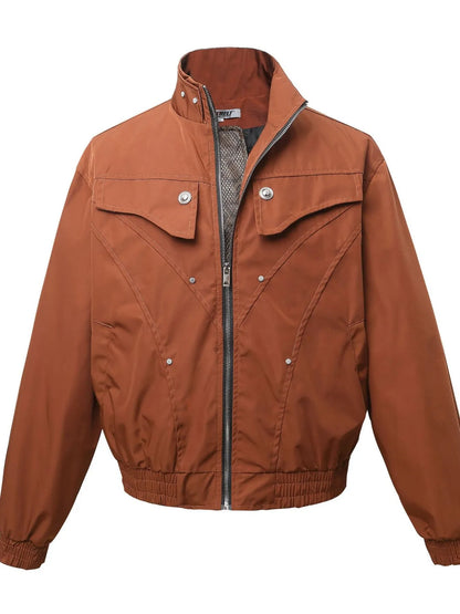 Men's Zip Up Long Sleeve Jacket - Farnelli