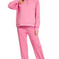 Zenana Scuba Half Zip Sweatshirts and Joggers Set - Farnelli