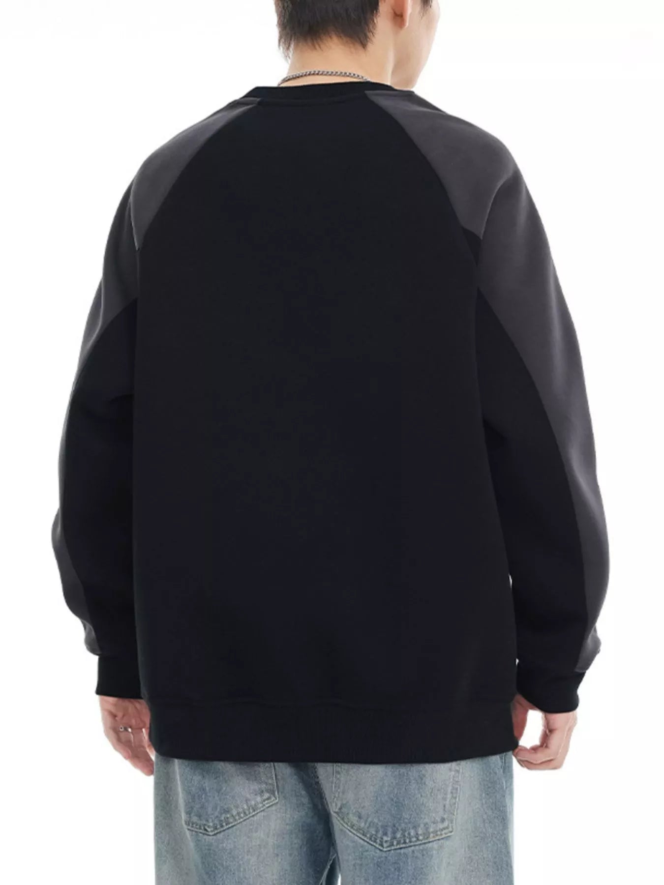 Men's Plus Size Raglan Sleeve Casual Sweatshirt - Farnelli