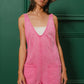 BiBi Patch Vintage Washed Denim Shortall - Farnelli