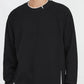Men's Plus Size Contrast Crew Neck Sweatshirt - Farnelli