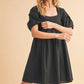 Aemi + Co Square Neck Babydoll Dress with Pockets - Farnelli