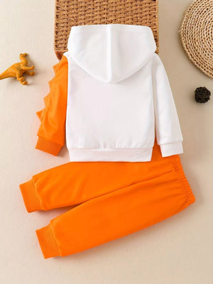 Children's Dinosaur Hoodie & Pants Set - Farnelli