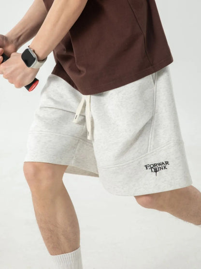 Men's Plus Size Drawstring Shorts with Pockets - Farnelli