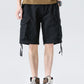 Men's Drawstring Wide Leg Cargo Shorts - Farnelli