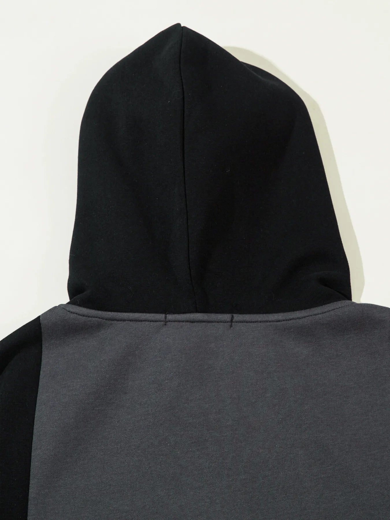 Men's Color Block Letter Graphic Zip-Up Hoodie - Farnelli