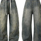 Men's Drawstring Cargo Jeans - Farnelli