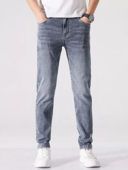 Men's Washed Slim Fit Jeans - Farnelli
