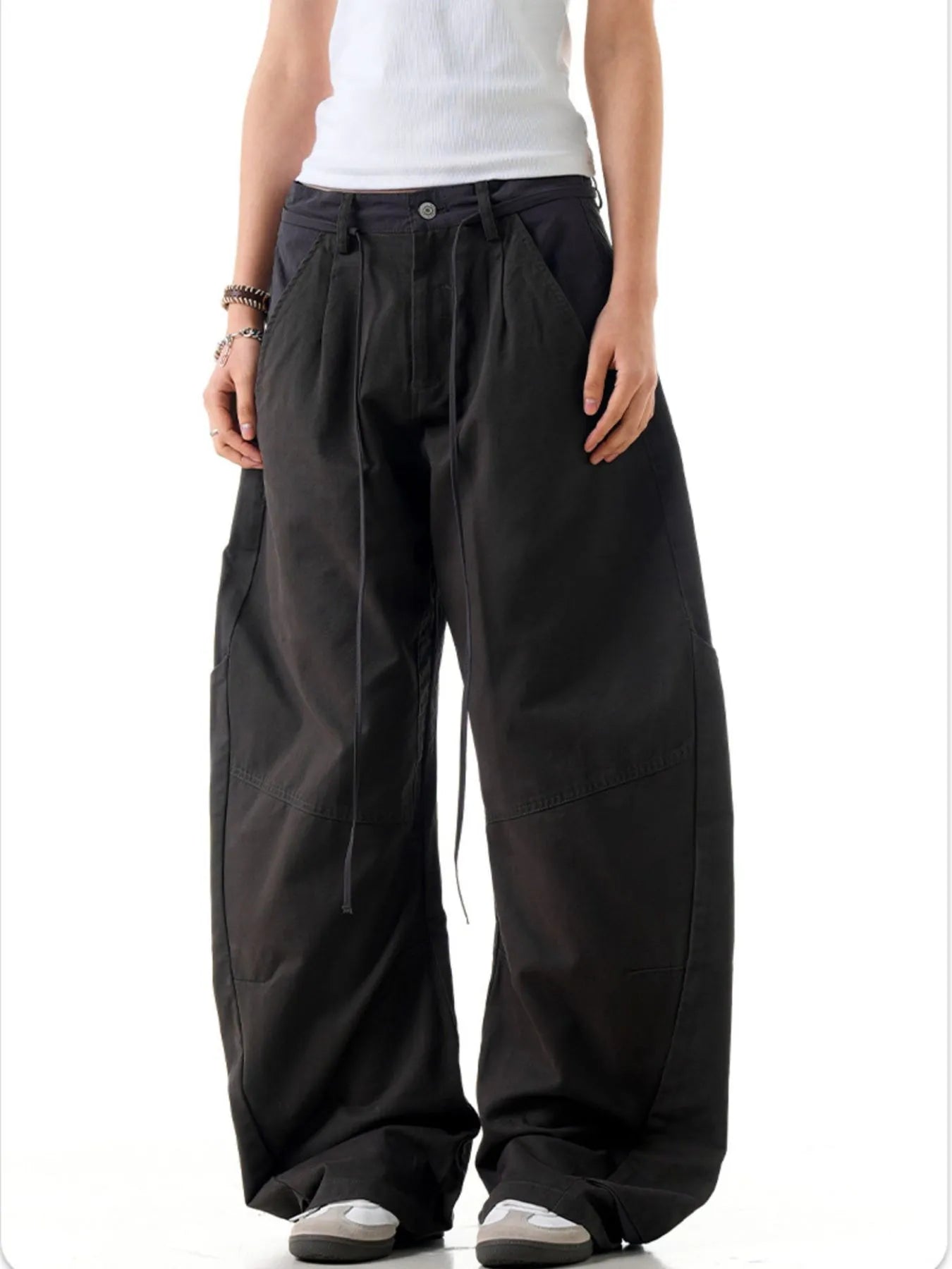 Men's Pocketed Wide Leg Pants - Farnelli