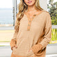 BiBi Thumb Opening Long Sleeve Top with Kangaroo Pocket - Farnelli