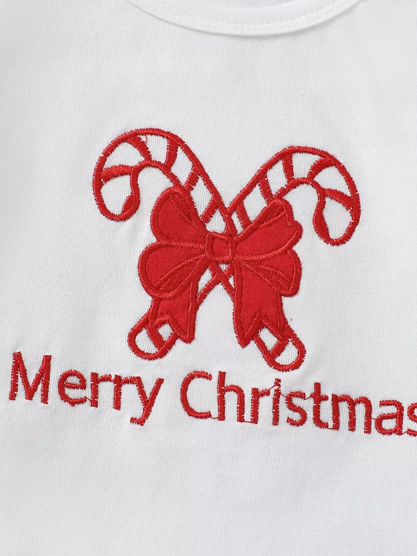 Children's Christmas Ruffle Trim Top and Pants Set - Farnelli